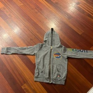 Kid’s Avation Nation zip hoodie - Heather Gray